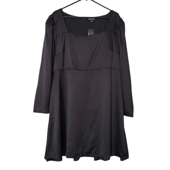DANIELLE BERNSTEIN Dresses & Skirts - Danielle Bernstein Black Long Sleeve Dress 20W